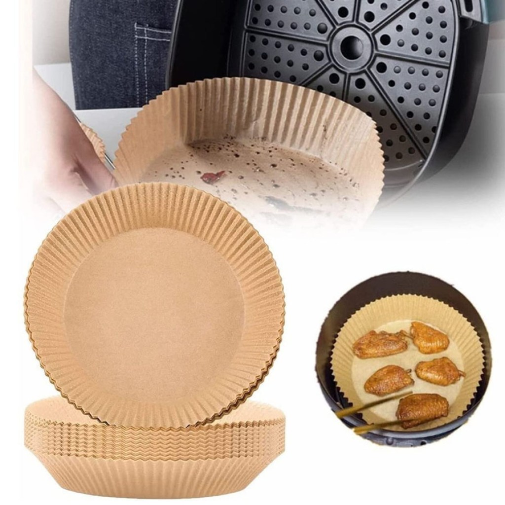 αντικολλητικό-χαρτί-για-air-fryer-50τμχ-16cm-x-4-5cm-air-fryer-pad-paper-bellhowell